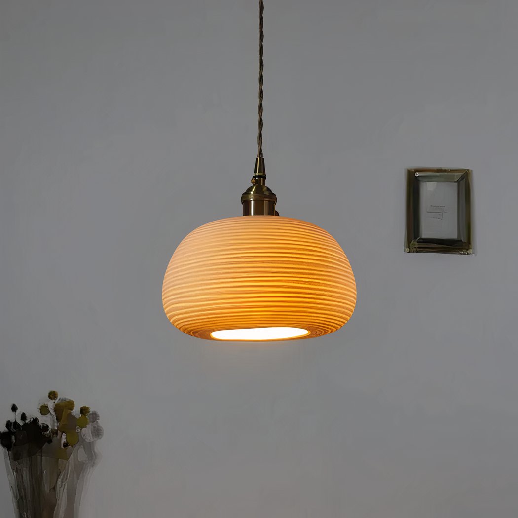 Lampadario Camera Da Letto Ceramica Tradizionale Fatto A Mano – Vista 02