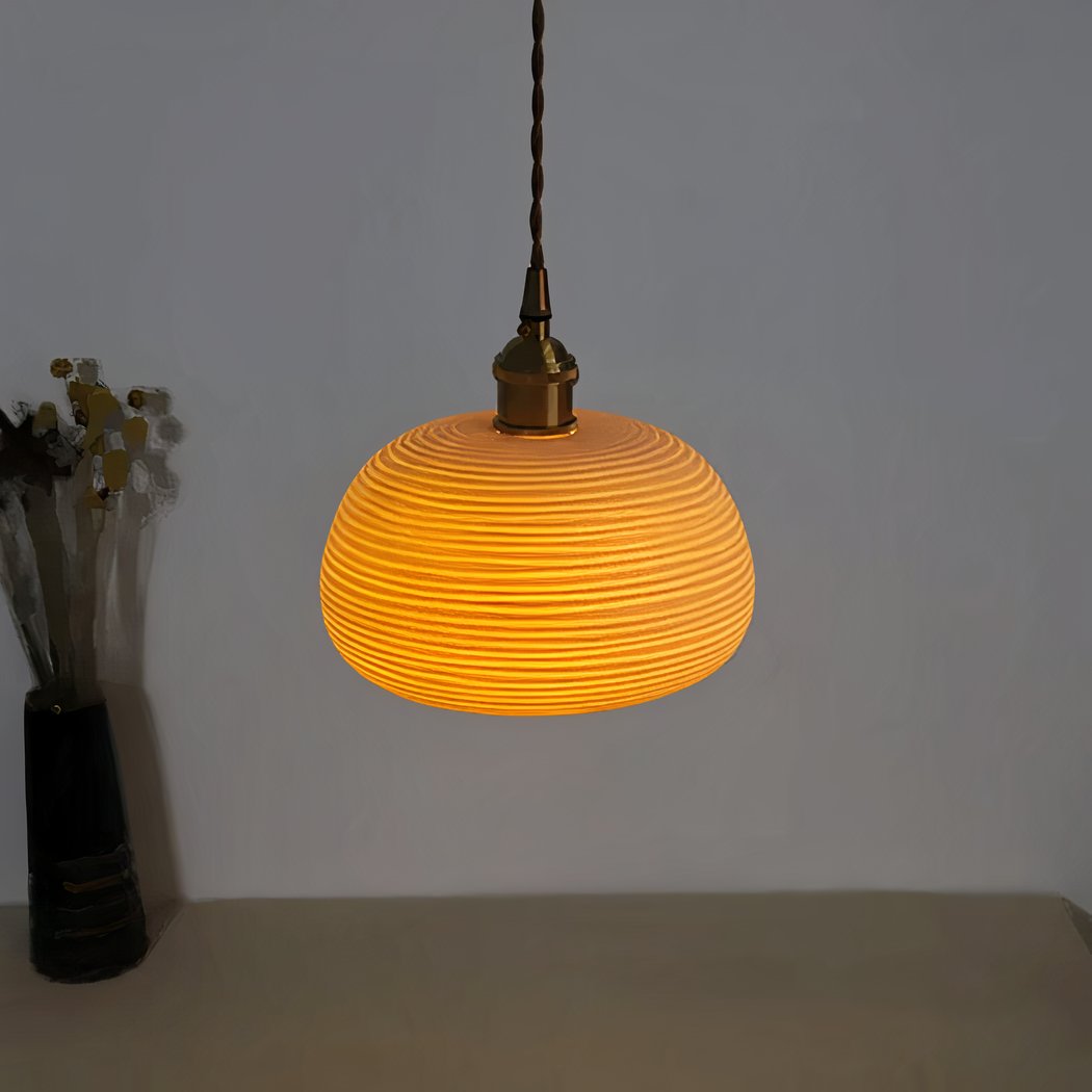 Lampadario Camera Da Letto Ceramica Tradizionale Fatto A Mano – Vista 03