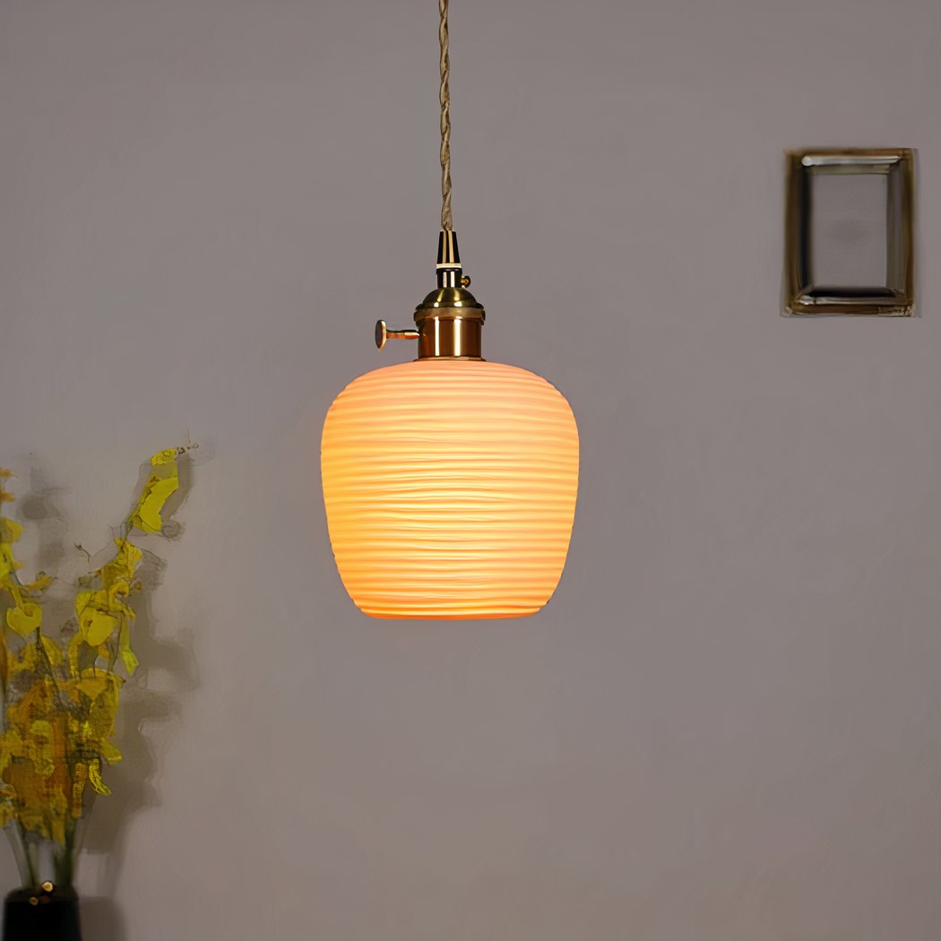 Lampadario Camera Da Letto Ceramica Tradizionale Fatto A Mano – Vista 06