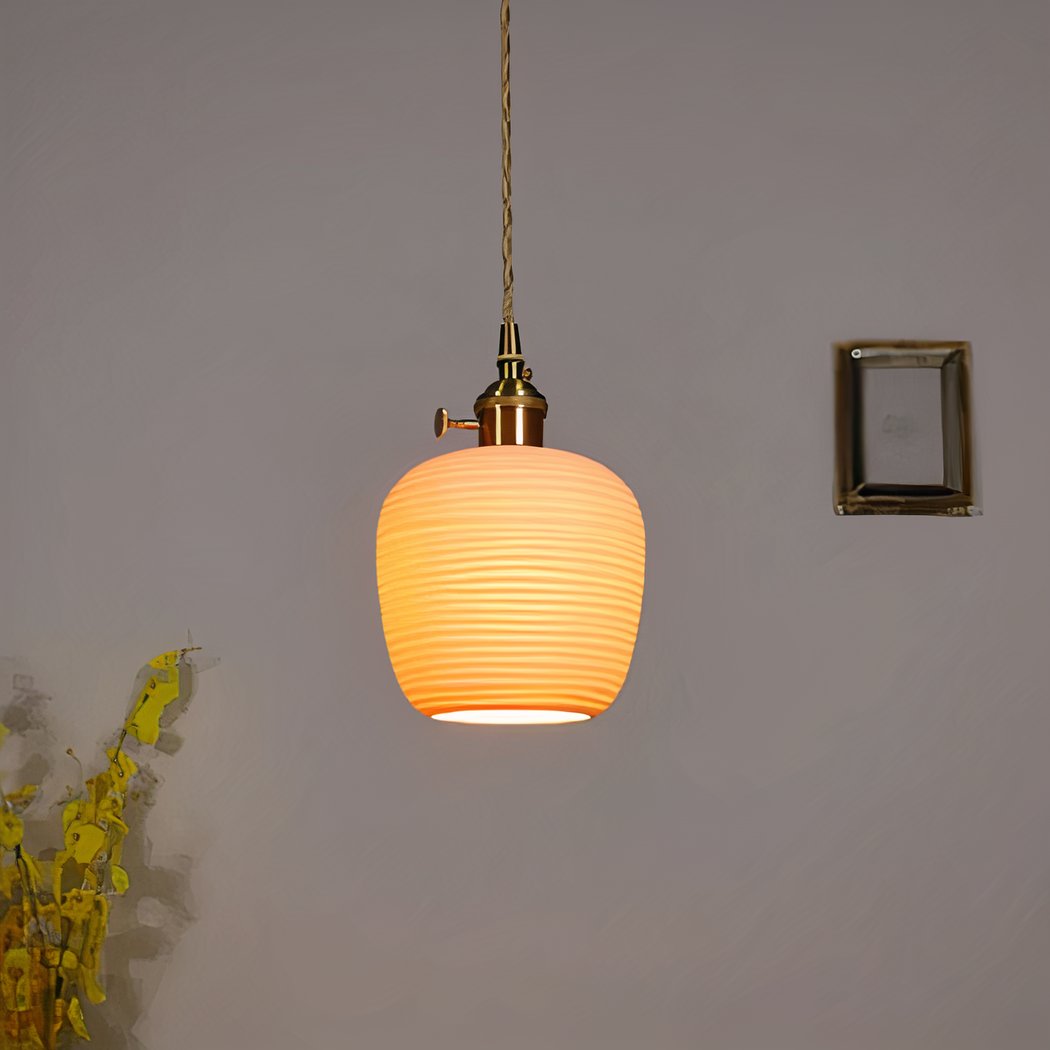 Lampadario Camera Da Letto Ceramica Tradizionale Fatto A Mano – Vista 07