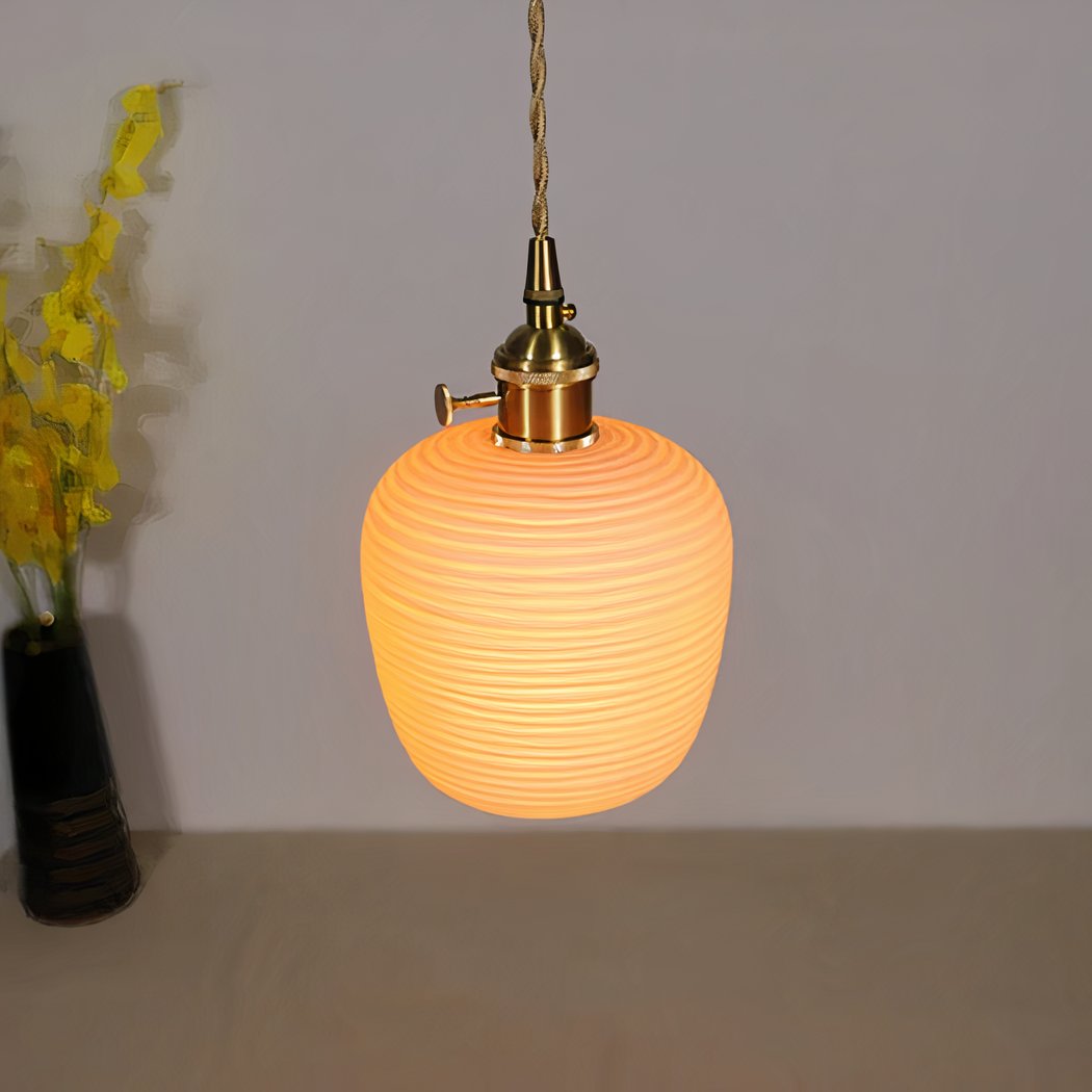 Lampadario Camera Da Letto Ceramica Tradizionale Fatto A Mano – Vista 08