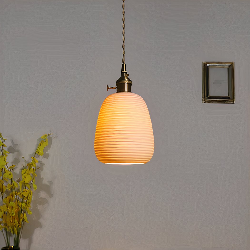 Lampadario Camera Da Letto Ceramica Tradizionale Fatto A Mano – Vista 10