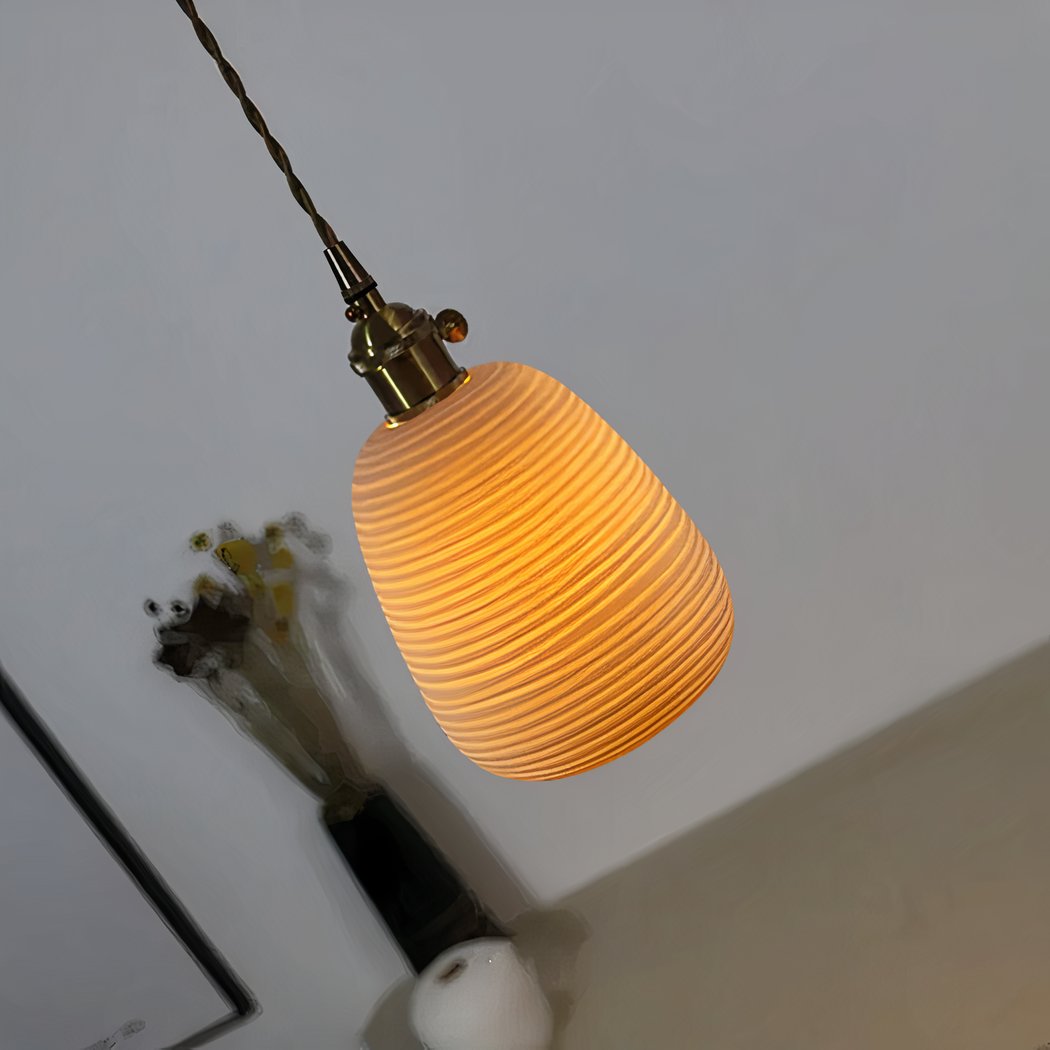 Lampadario Camera Da Letto Ceramica Tradizionale Fatto A Mano – Vista 11