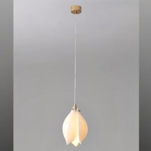 Lampadario Camera Da Letto Fiore Bianco In Ceramica A Forma Di Magnolia