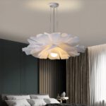 Lampadario Camera Da Letto Fiore Bianco Moderno In Acrilico