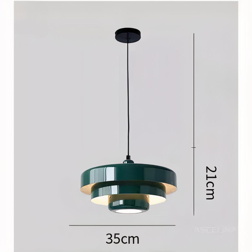 Lampadario Camera Da Letto In Alluminio In Stile Scandinavo – Vista 02