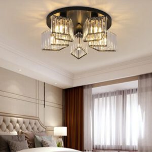 Lampadario Camera Da Letto In Cristallo Con Effetto Luminoso Unico