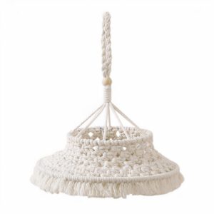 Lampadario Camera Da Letto In Macramè Naturale Stile Boho