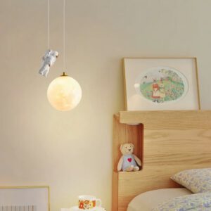 Lampadario Camera Da Letto In Stile Nordico In Resina Con Astronauta