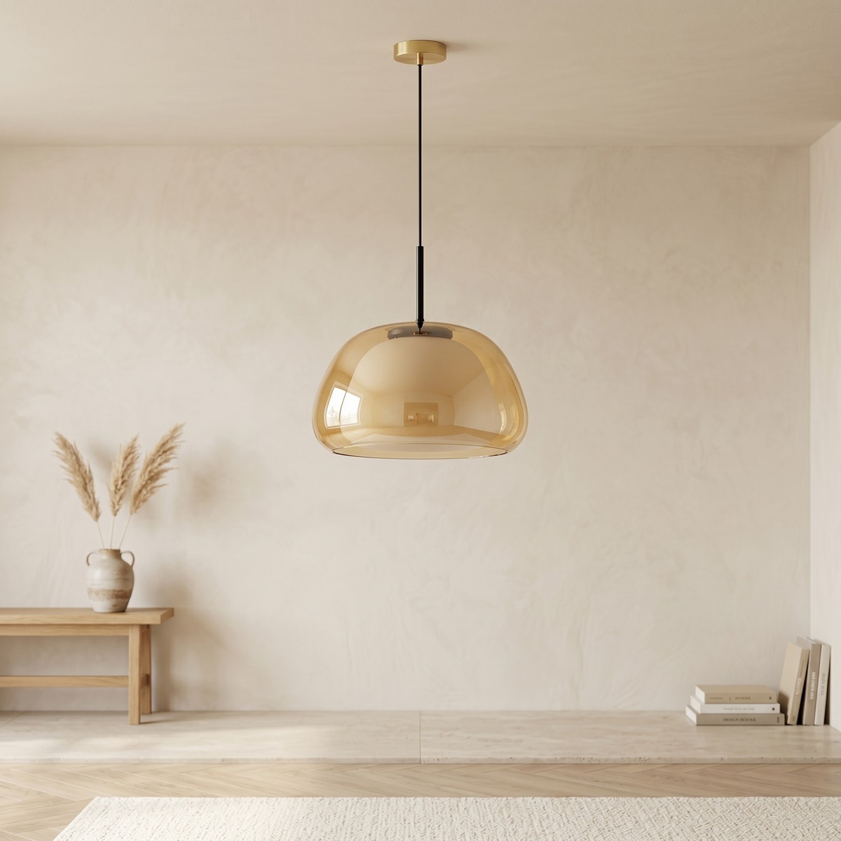 Lampadario Camera Da Letto In Vetro Colorato Ispirazione Nordica Minimalista