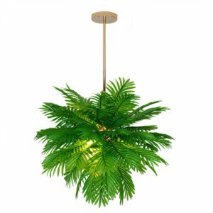 Lampadario Camera Da Letto Jungle In Forma Di Foglie Di Palma