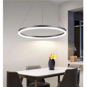 Lampadario Camera Da Letto LED Circolare In Alluminio