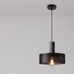 Lampadario Camera Da Letto Metallo Con Trama In Stile Moderno
