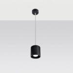 Lampadario Camera Da Letto Minimalista Cilindrico In Alluminio