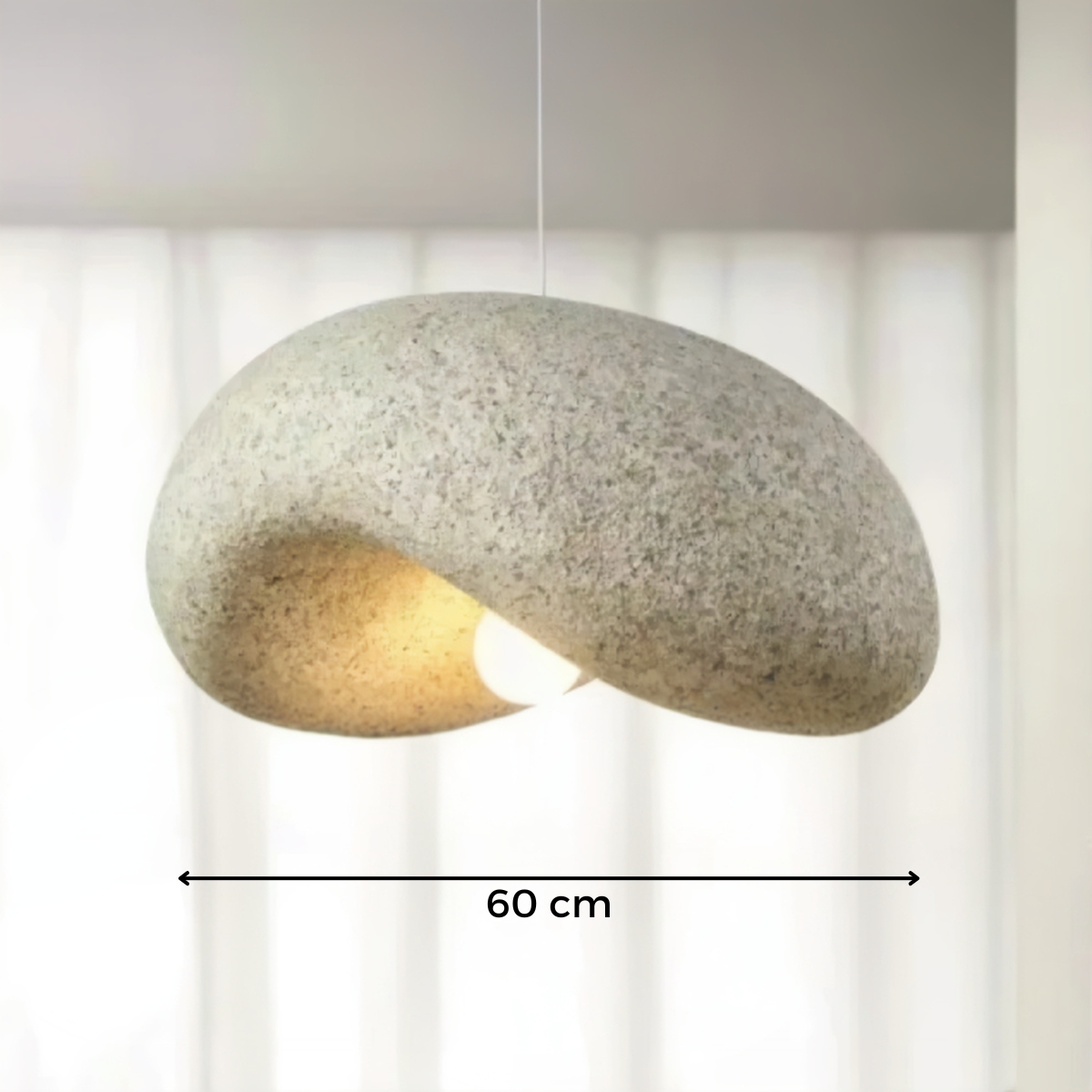 Lampadario Camera Da Letto Minimalista Japandi Wabi-Sabi – Vista 07