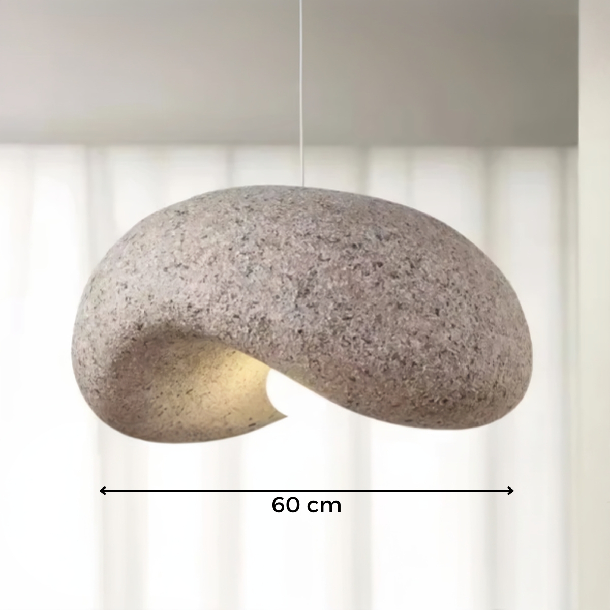 Lampadario Camera Da Letto Minimalista Japandi Wabi-Sabi – Vista 08