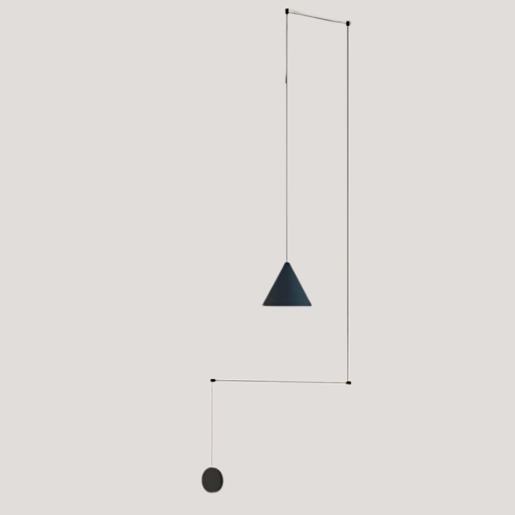 Lampadario Camera Da Letto Minimalista Moderno Con Cavo A Vista Decorativo