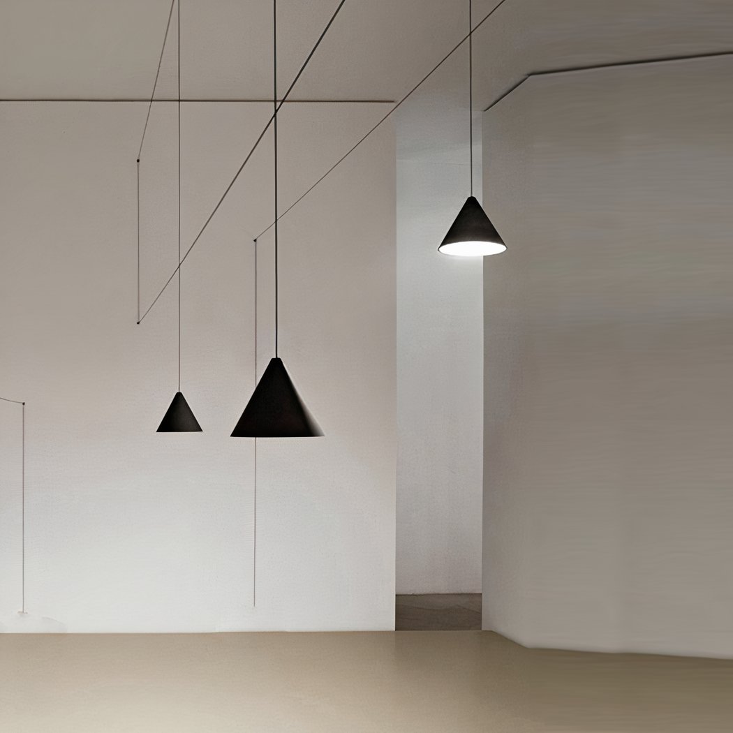 Lampadario Camera Da Letto Minimalista Moderno Con Cavo A Vista Decorativo – Vista 03