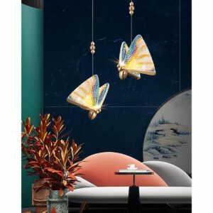 Lampadario Camera Da Letto Multicolore A Forma Di Farfalla