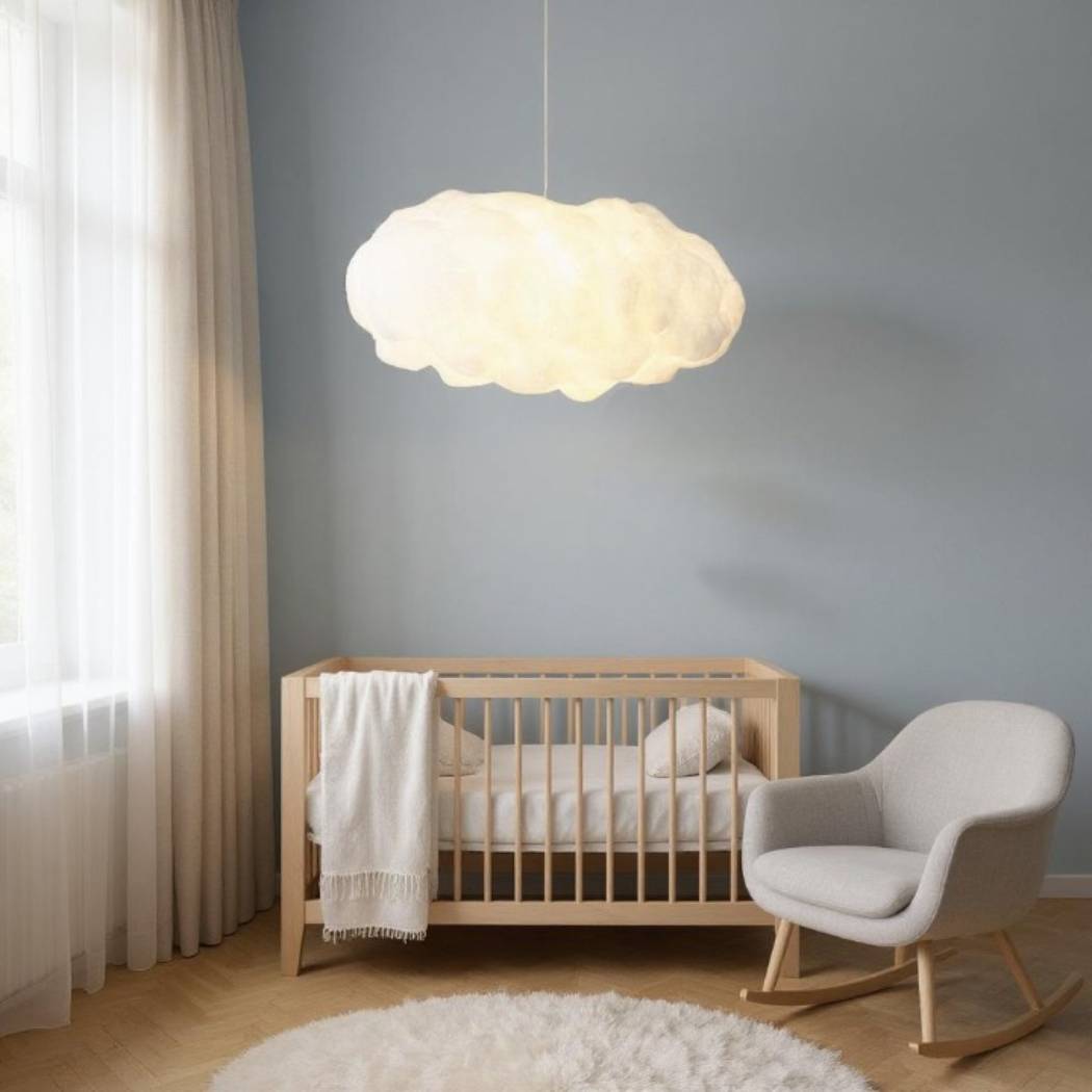 Lampadario Camera Da Letto Nuvola Bianca Per Cameretta – Vista 05