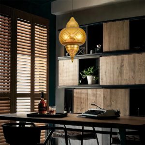 Lampadario Camera Da Letto Orientale Dal Design Rétro Arrotondato
