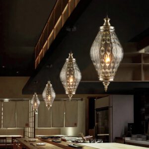 Lampadario Camera Da Letto Orientale In Stile Marocchino Traforato In Metallo
