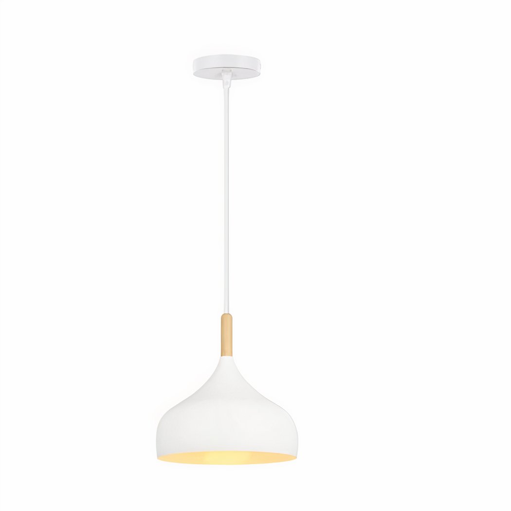Lampadario Camera Da Letto Paralume Design Nordico Moderno – Vista 05