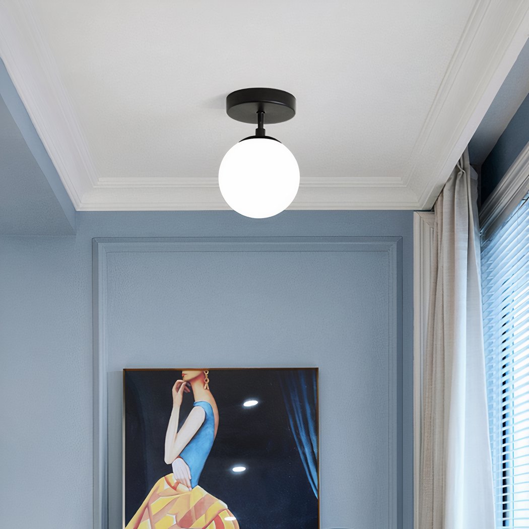 Lampadario Camera Da Letto Per Bagno LED Rotondo – Vista 02