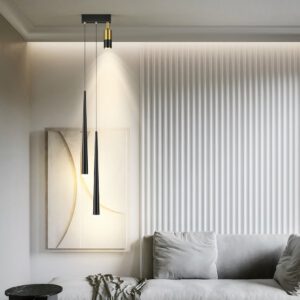 Lampadario Camera Da Letto Per Soggiorno Moderno Lussuoso Nero Oppure Oro