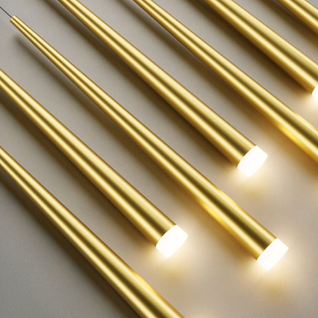 Lampadario Camera Da Letto Per Soggiorno Moderno Lussuoso Nero Oppure Oro – Vista 04