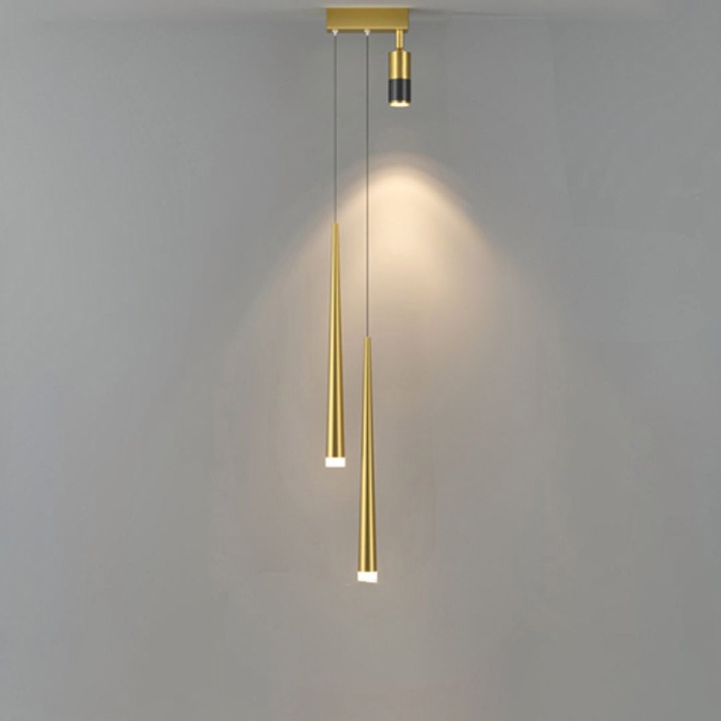 Lampadario Camera Da Letto Per Soggiorno Moderno Lussuoso Nero Oppure Oro – Vista 08