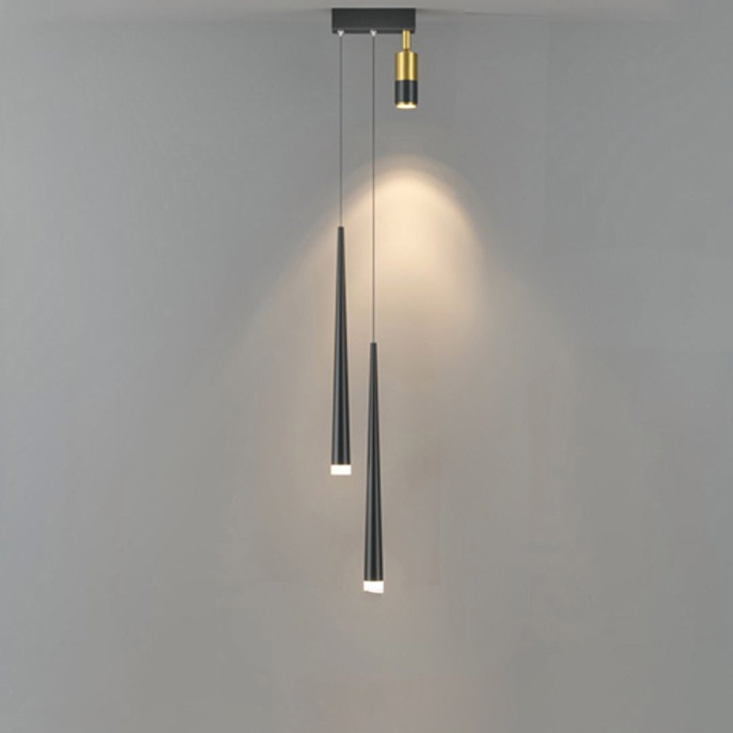 Lampadario Camera Da Letto Per Soggiorno Moderno Lussuoso Nero Oppure Oro – Vista 09
