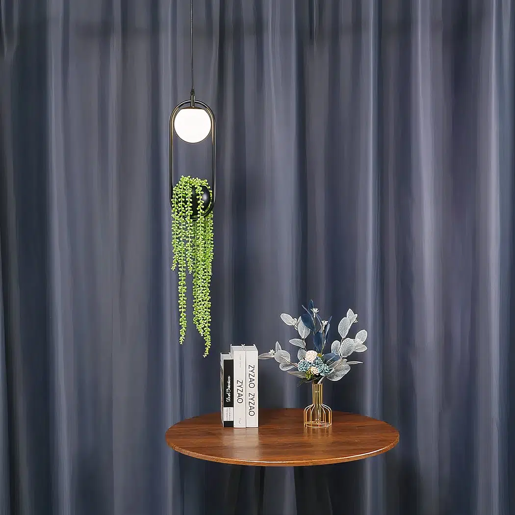 Lampadario Camera Da Letto Pianta LED Dal Design Nordico – Vista 02
