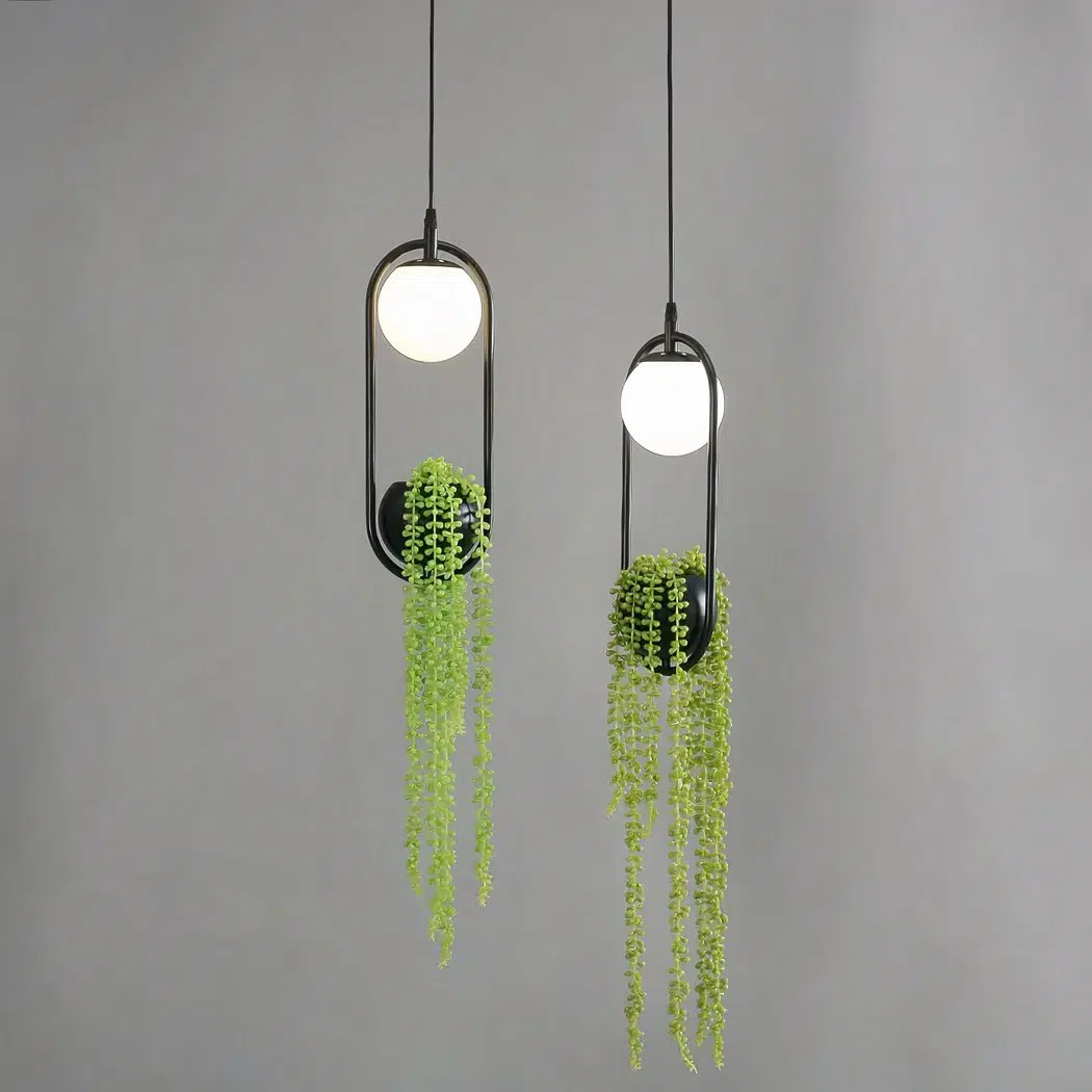Lampadario Camera Da Letto Pianta LED Dal Design Nordico – Vista 07