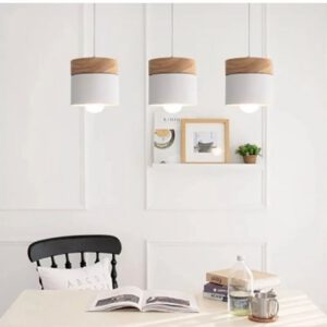 Lampadario Camera Da Letto Scandinavo In Legno
