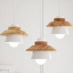 Lampadario Camera Da Letto Scandinavo Legno Dal Design Épuré