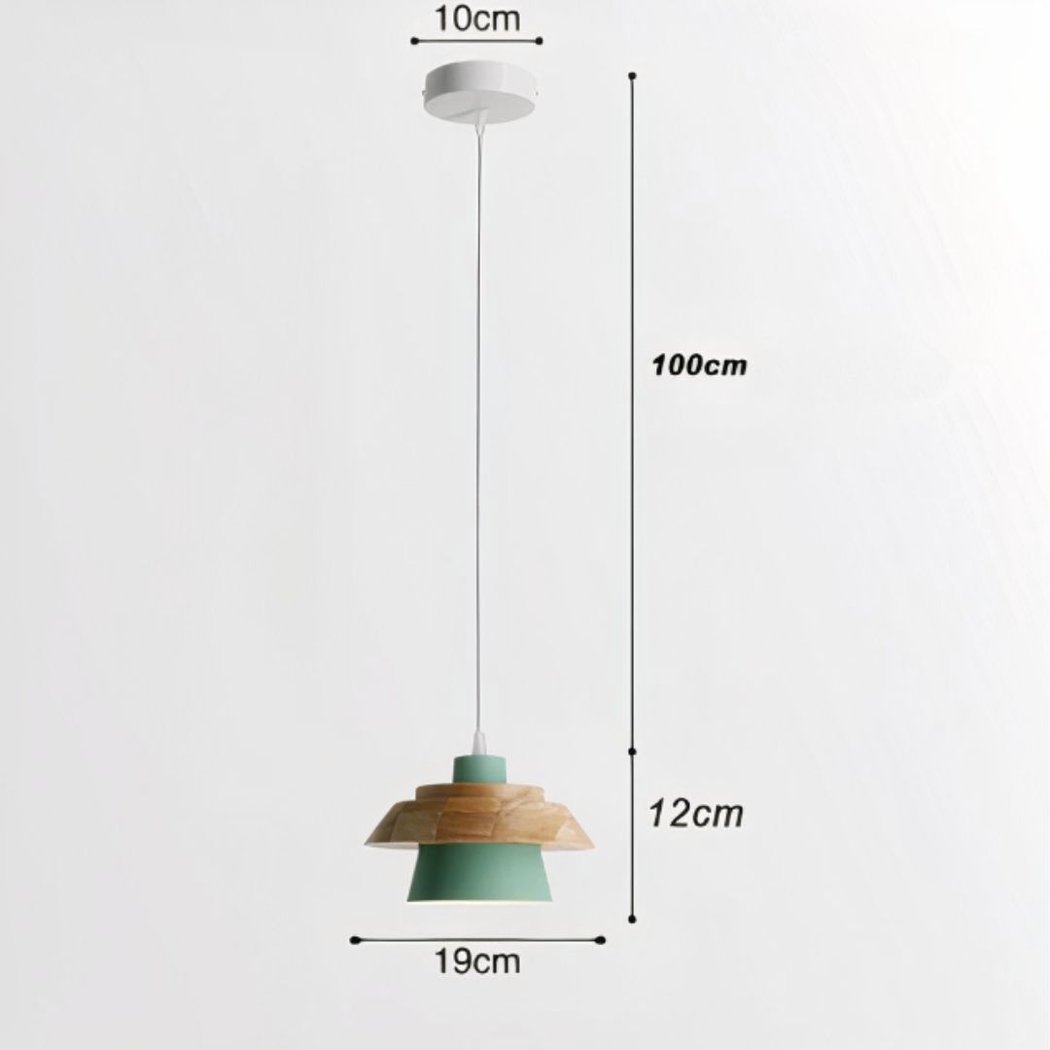 Lampadario Camera Da Letto Scandinavo Legno Dal Design Épuré – Vista 10