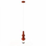 Lampadario Camera Da Letto Terracotta In Stile Moderno Americano In Ferro