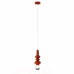 Lampadario Camera Da Letto Terracotta In Stile Moderno Americano In Ferro