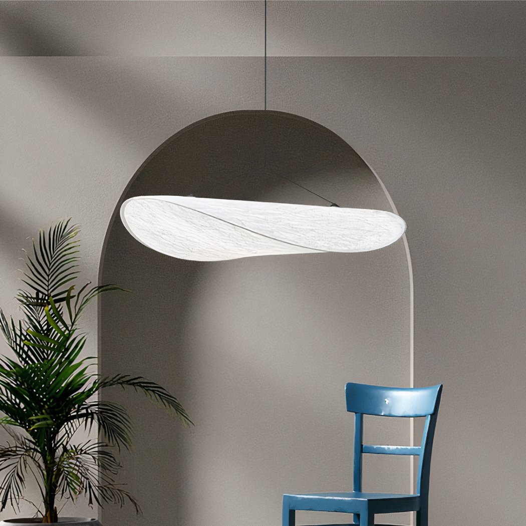 Lampadario Camera Da Letto Tessuto Moderno In Stile Giapponese – Vista 02