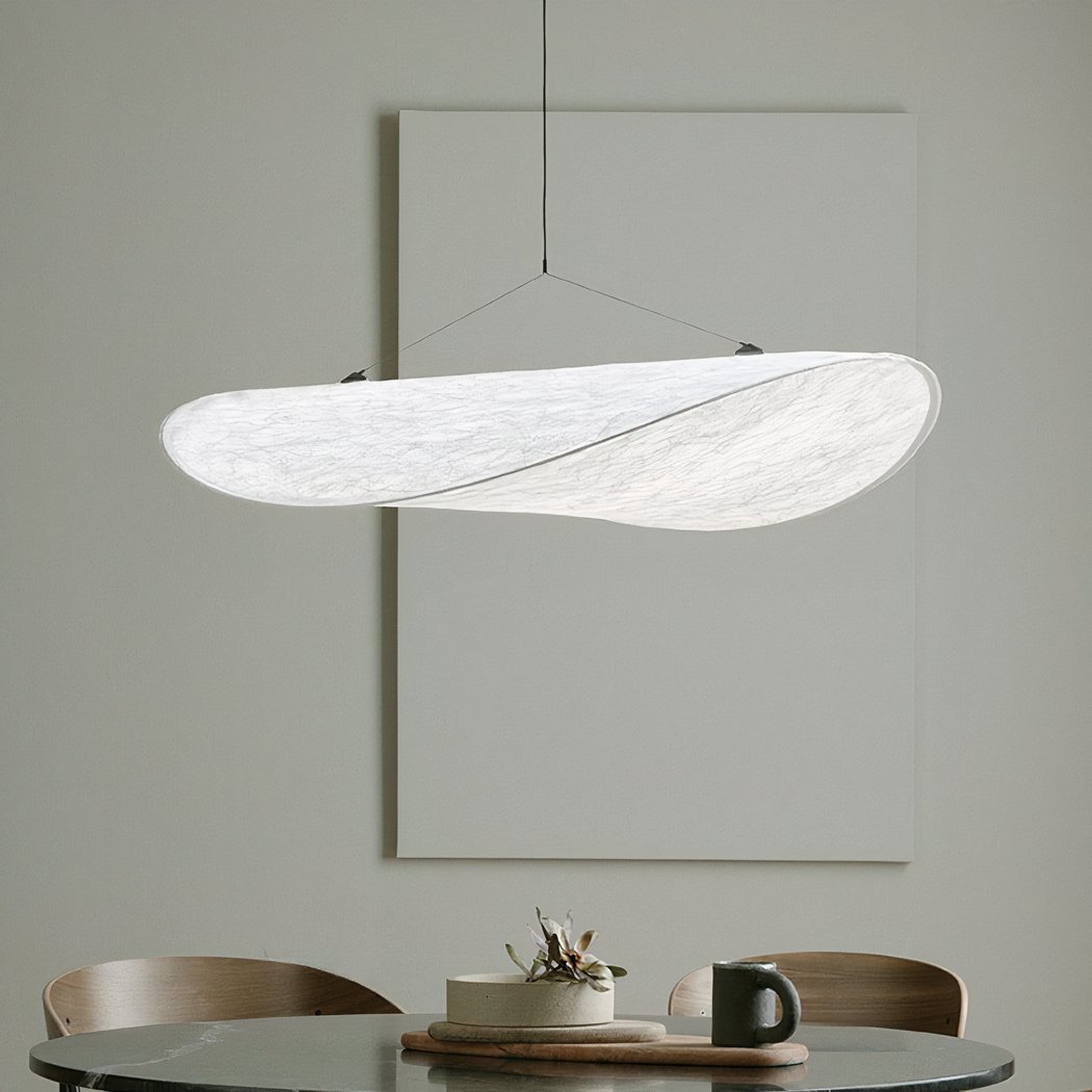 Lampadario Camera Da Letto Tessuto Moderno In Stile Giapponese – Vista 03