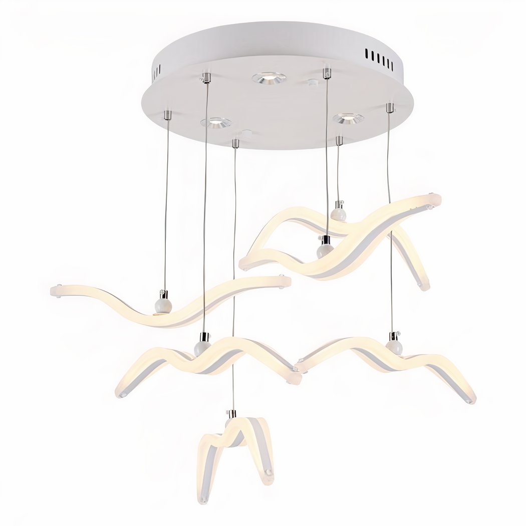 Lampadario Camera Da Letto Uccello LED Design Nordico – Vista 02