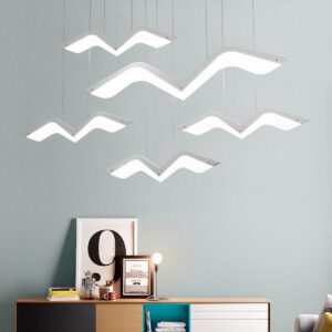 Lampadario Camera Da Letto Uccello LED Stile Nordico Moderno