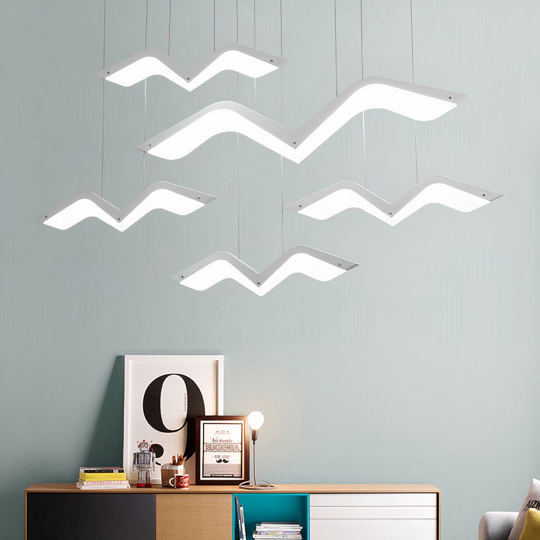 Lampadario Camera Da Letto Uccello LED Stile Nordico Moderno